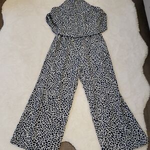 NWT Tyche Halter Top Romper Size M